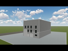 Construction préfabriquée en acier de 10000 m2 pour usine de maison