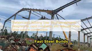 Fast Steel Buildings Save Labor