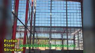 مستودع البناء المعدني للهيكل الصلب الجاهز