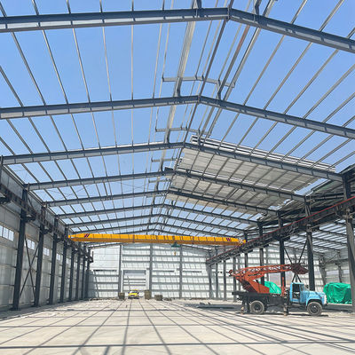 Industriële opslag H balk Mezzanine vloer Staalstructuur Gebouw Gemakkelijk te installeren