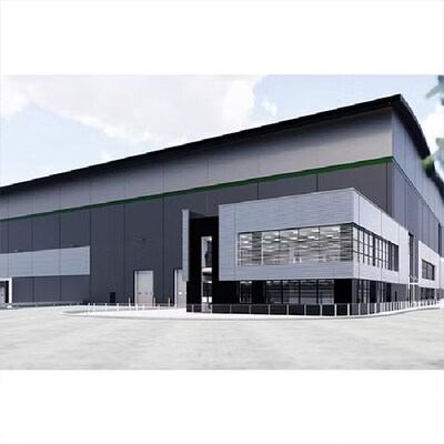 Wide Span Prefabricated Steel Structure Warehouse | Industrial Metal Frame Building, Commercial Logistics Storage Factory Shed