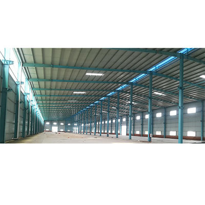 Heavy Duty Steel Structure Building Warehouse , Industrial Metal Building Construction