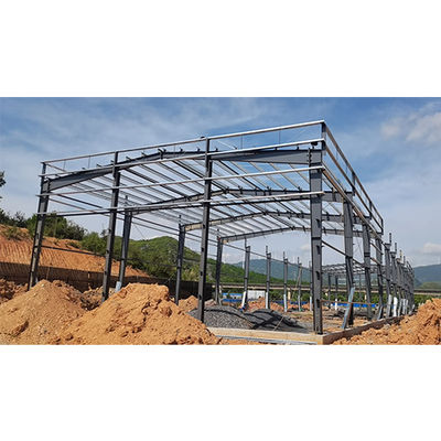 Pre Fabricated Steel Structure Construction , Industrial Metal Structure Fabrication