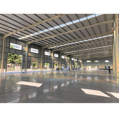 Customized Large Prefab Metal Buildings , Commercial Prefab Steel Building Construction