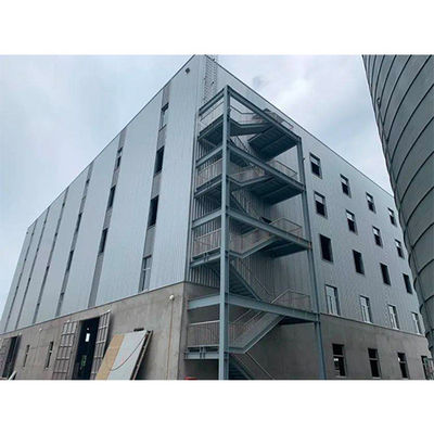 बहुमंजिला औद्योगिक भवन संरचनात्मक इस्पात भवन निर्माण गोदाम इस्पात भवन