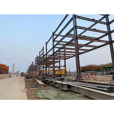 Low Cost Custom Pre Fabricated Industrial Workshop Steel Metal Frame Prefab Hangar Building Modular Warehouse