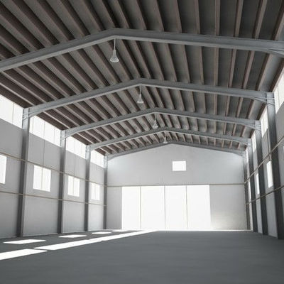 Strong Metal Buildings Rust Resistant Steel Structure Barn With Spacious Interior And Loft