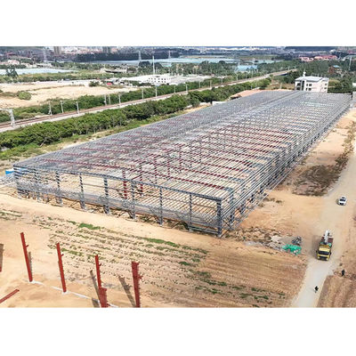 Steel Structure Light Workshop Building with Welding Cutting Bending Services