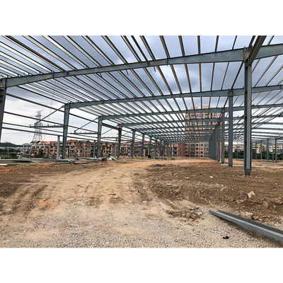 Large-Span Space High Rise Modular Construction Industrial Commercial Hybrid House Office Prefab Prefabricated Metal Steel Structure Building