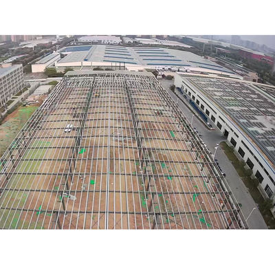Architectural Design Of Industrial Workshop Warehouse Office , Two Storey Steel Frame Building