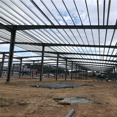 Prefabricated Steel Structure Warehouse Hall Workshop, Pre-Engineered Hangar Buildings Steel Shed Construction