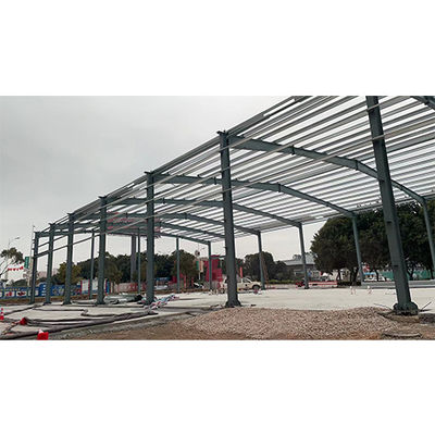 Steel Structure Building Design Metal Workshop Prefab Building Construction Prefabricated Metal Exhibition Hall