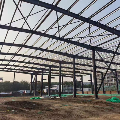 Steel Structure Large Span Metal Building Industrial Warehouse Workshop Self Storage Steel Building Hangar Garage Aircraft