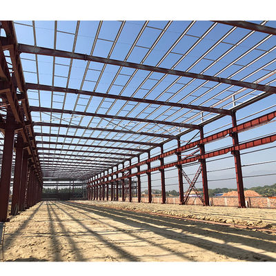 10000 Sqm Large Prefab Steel Buildings Construction Customized Steel Frame House Construction
