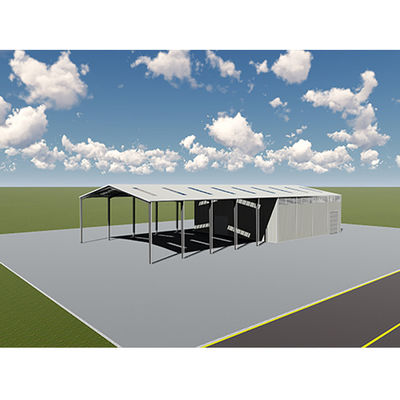 Q235 Q345B Steel Frame Pole Barn Kits Prefab Steel Warehouse Buildings Customized