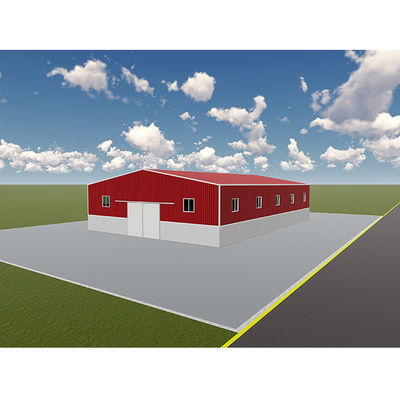 Commercial Prefab Steel Structure Warehouse Building Long Term Warranty