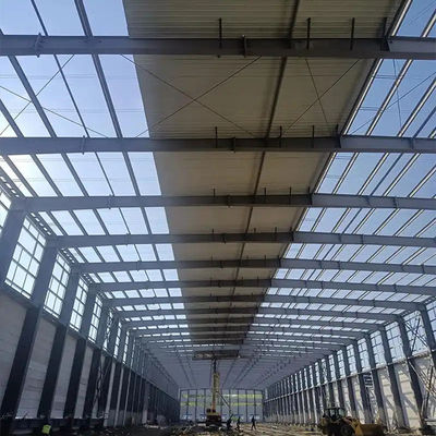 Fireproofing Steel Structure Shed Workshop , Prefabricated Steel Warehouse Building