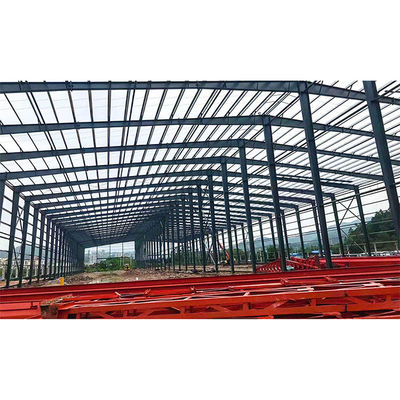 Fast Installation Prefab Steel Structure Car Showroom , Modern Steel Frame Office Building