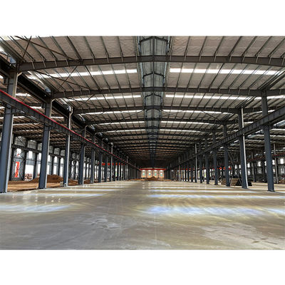 Customized Steel Structure Workshop Building , Industrial Prefab Pole Barn Kits