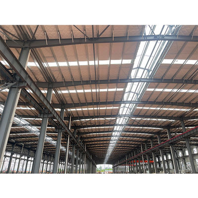 Anti Corrosion Light Steel Structure Prefab Workshop Commercial Metal Building Construction