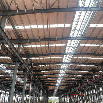 Industrial Galvanised Structural Steel Frame Construction , Pre Engineered Building Construction