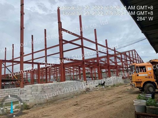 Portal Frame Prefabricated Commercial Warehouse Industrial Prefab Fabricated Workshop Construct Steel Structure Building Price