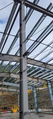 Easy Installation Steel Structure Building Custom Metal Buildings Painted Galvanized Structural Steel Warehouse