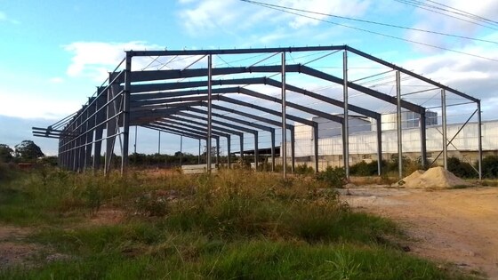 Heavy Duty Metal Prefabricated Hay Shed, Farm Building for Hay Storage and Livestock Feed