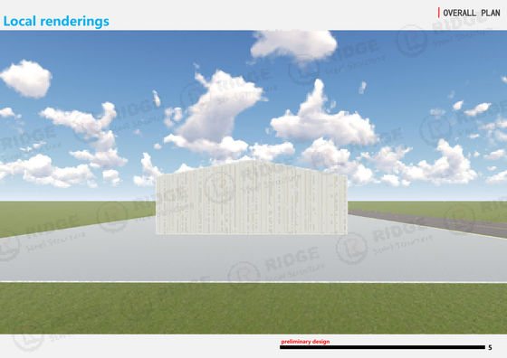 Prefabricated Industrial Factory Warehouse Metal Frame House Pre Engineered Modular Steel Structure Buildings