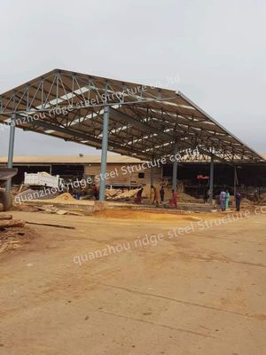 Prefabricated Quick Assembly Steel Industrial Prefabricated Metal Prefab Factory Building Workshop Shed Beam Hangar Warehouse Column Building Steel Structure