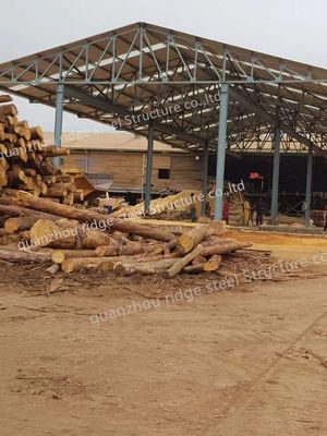 Cattle Barn Steel Structure with H-Section Beams and Sandwich Panel Roof