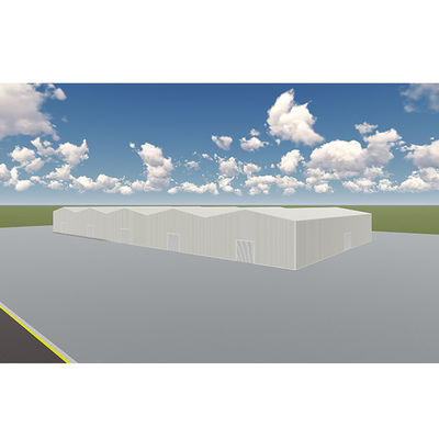 High-Strength Galvanized Steel Structures with 60M Clear Spans & Custom Colors for Factories & Warehouses