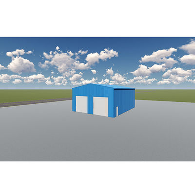 Structural Galvanized Steel,Two Car Garage Metal Building