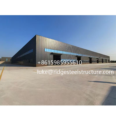 Prefabricated Modular House Commercial Building Shopping Mall Canopy Parking Light Metal Prefab Welding Cutting Included
