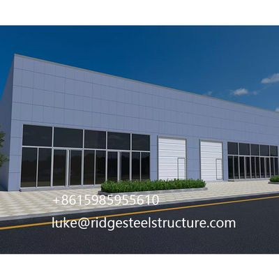 Prefabricated Industrial Metal Factory Light Steel Structure Construction Environmental Workshop