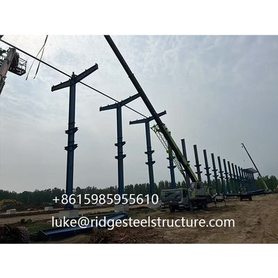 Engineered Framing Prefab Large Span Cheap Galvanized Sandwich Panel PEB Steel Structure for Modern Stadiums, Entertainment Venues, Halls, Factories & Chicken Houses