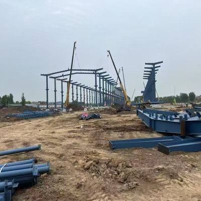 Стальная конструкция Дом для птицы Префабрикованный стальной каркасный дом Охрана окружающей среды Куриный приют