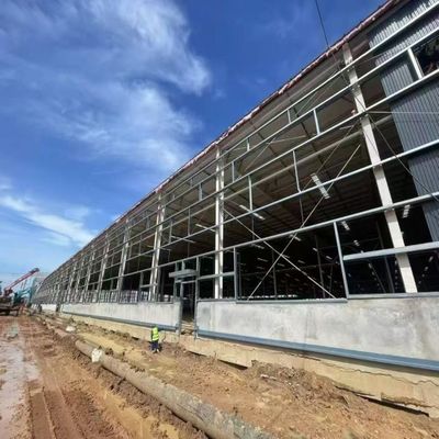 Custom Steel Structure Workshop Anti-Corrosion Earthquake Resistant