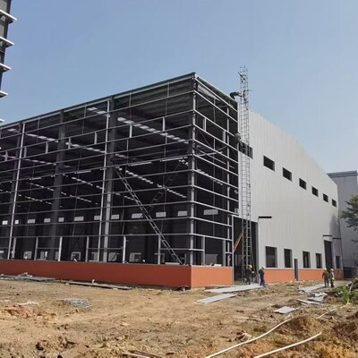 Steel Structure Industrial Building Factory Shed Prefab Metal Warehouse 
