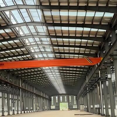 Technology-driven, high-tech, and weather-resistant prefabricated steel industrial buildings—suitable for equipment warehouses and workshops.