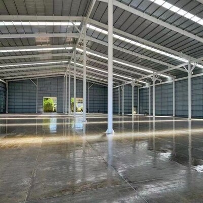 Large Span Galvanized Fireproof Prefabricated Portal Frame Light Steel Structural Storage Shed Hangar Warehouse Building