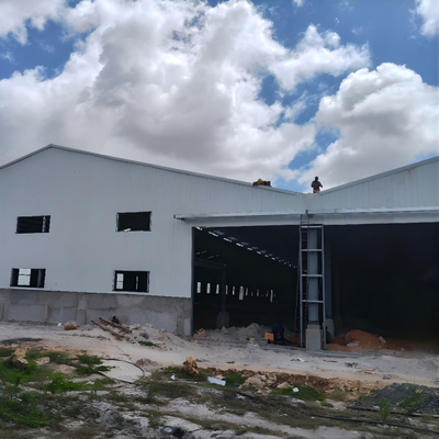 Интегрированные солнечные фотоэлектрические здания из стальной конструкции для офисов, заводов и складов