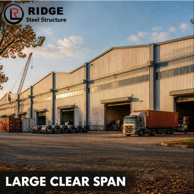 Prefabricated Metal Building Kit for Industrial Steel Warehouse Construction