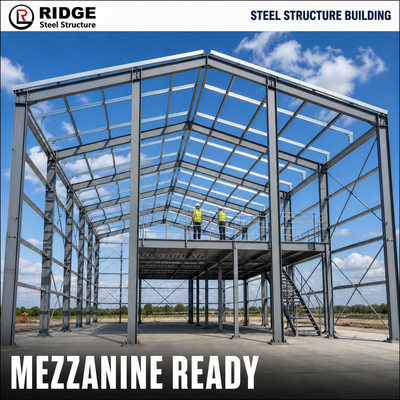 Pre Engineered Steel Structure Warehouse For Industrial Storage Needs Quick Assemble