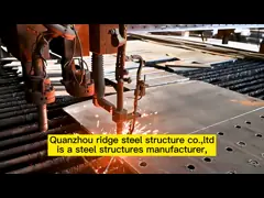 Fast Installation Prefab Steel Structure Car Showroom , Modern Steel Frame Office Building
